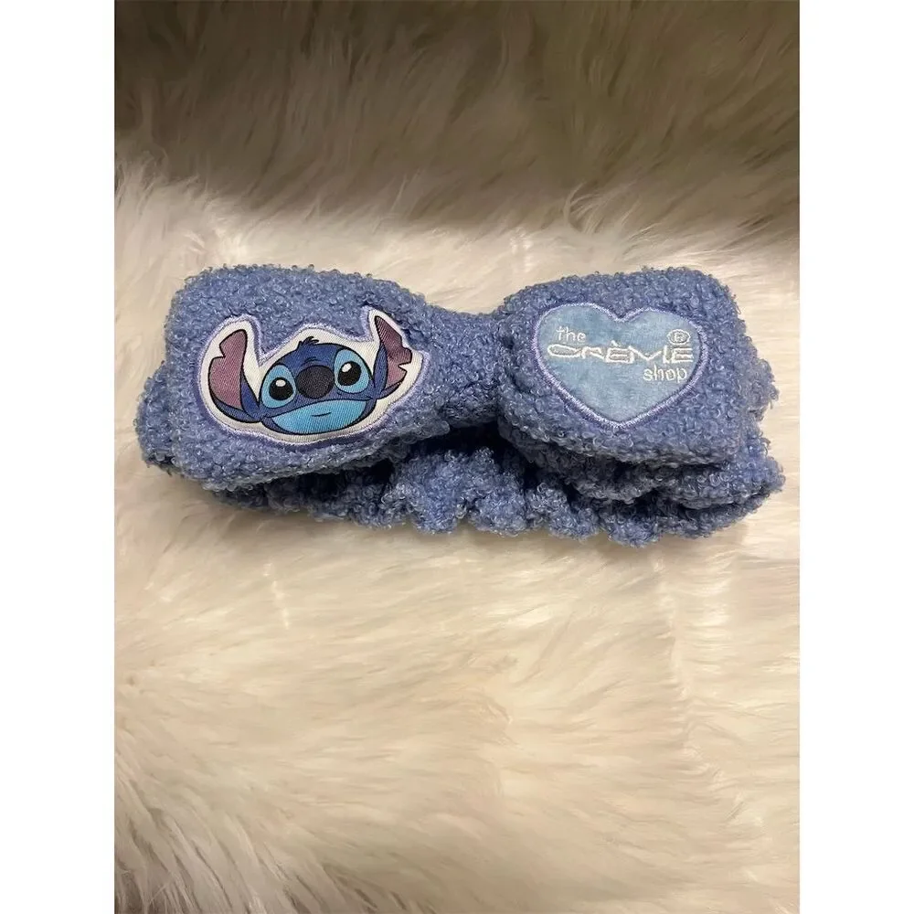 🆕 The Crème Shop x Stitch Plush Spa Headband Disney Lilo & Stitch Blue